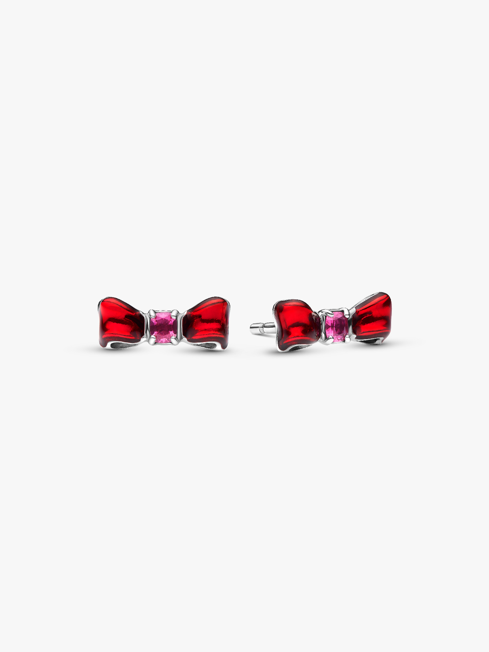 Disney Snow White Bow Stud Earrings X2 u7