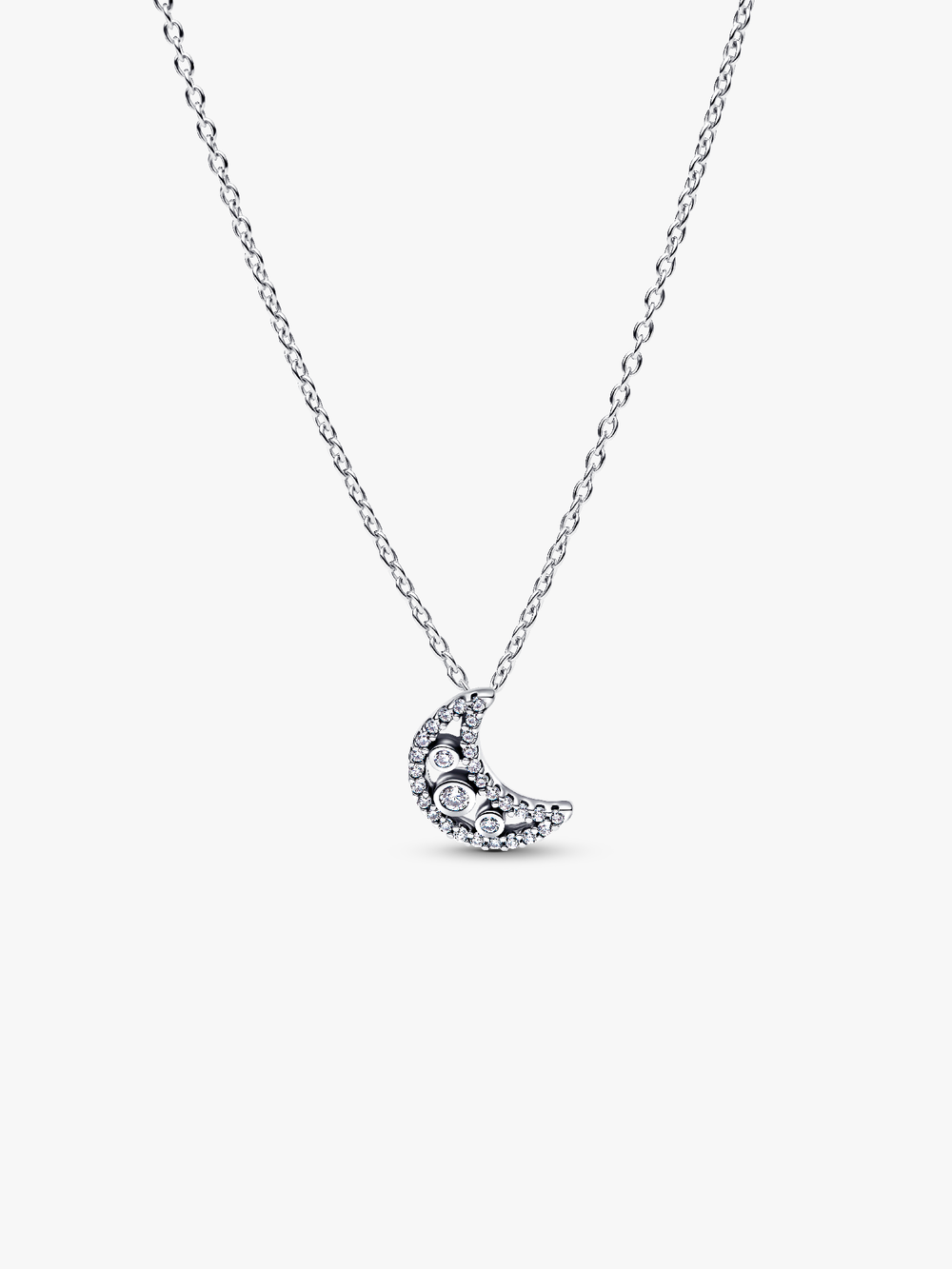 Crescent Moon Pendant Necklace Z9 qM