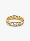 Heart Cuban Chain Ring Z7 uJ