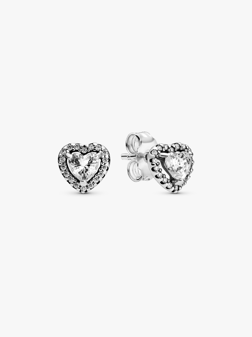 Elevated Heart Stud Earrings M0 zi