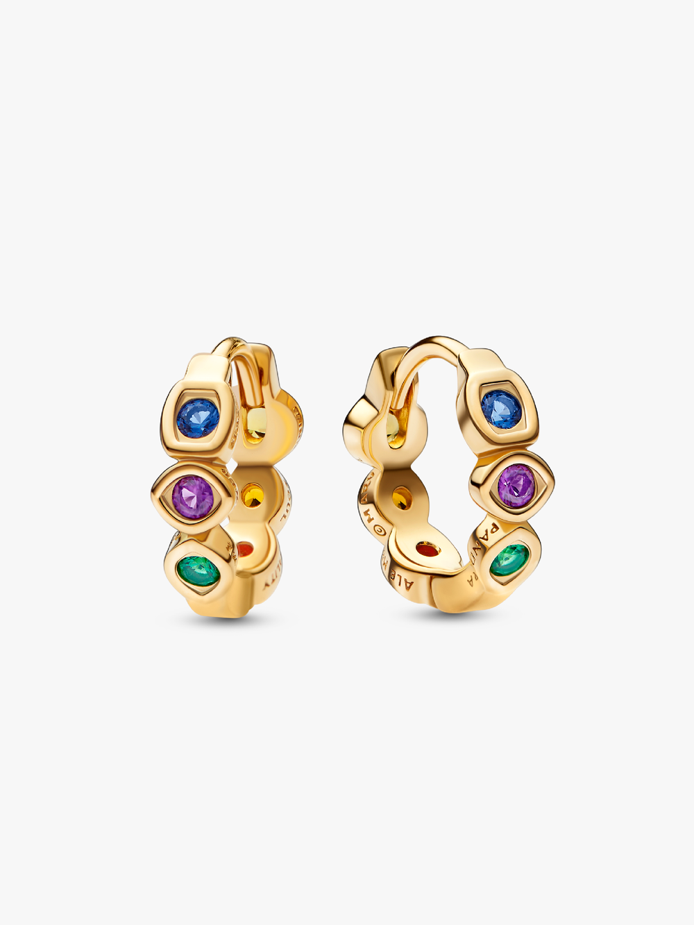 Marvel The Avengers Infinity Stones Hoop Earrings L4 Cs