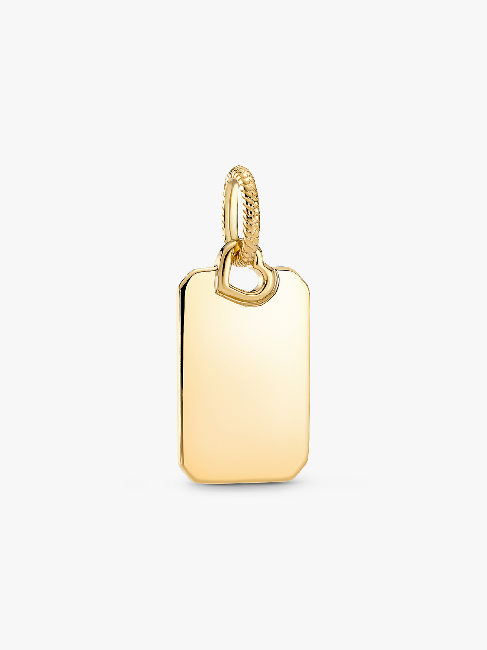 Engravable Rectangle Tag Pendant U5 kE