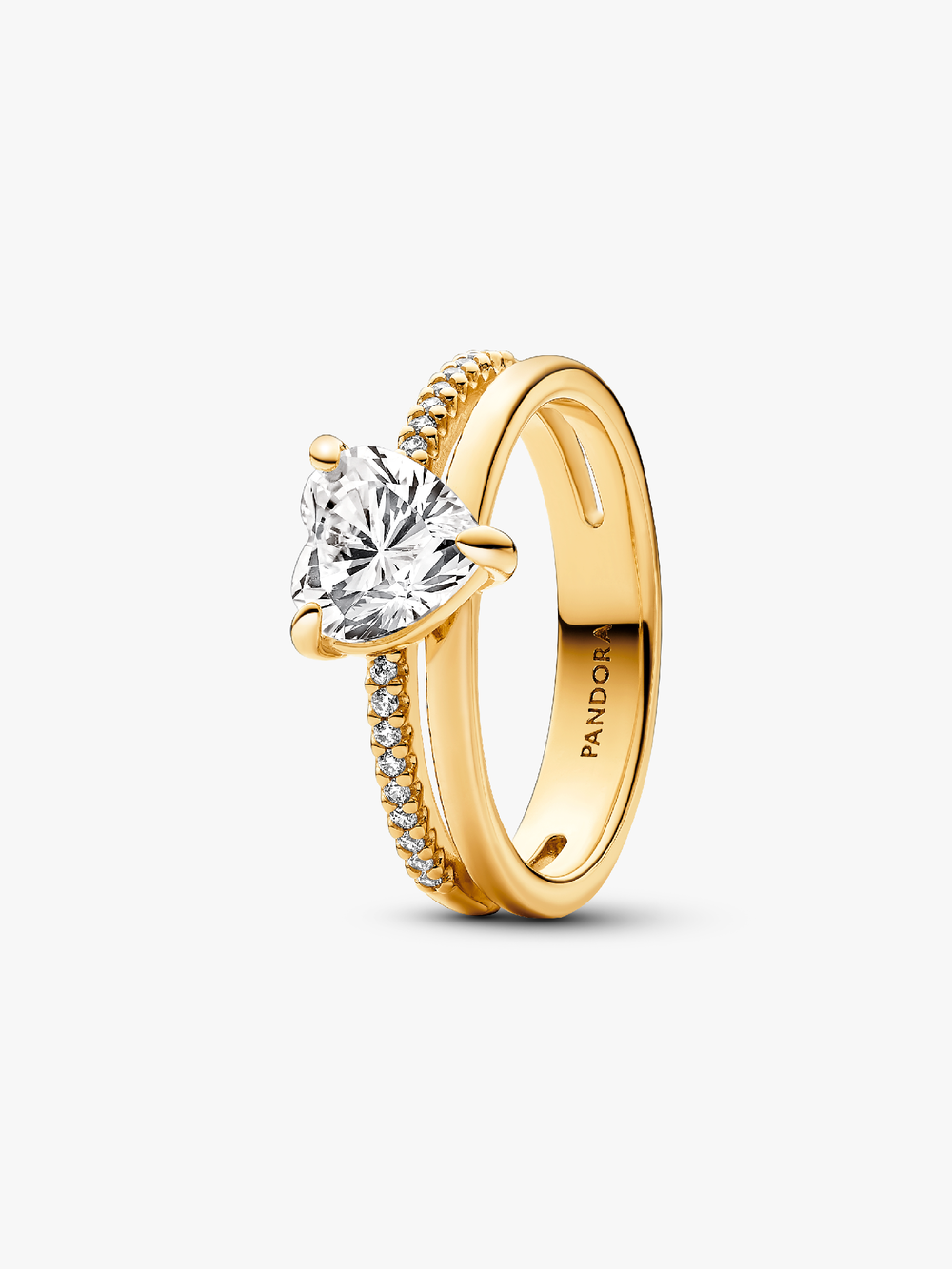 Double Band Heart Ring I9 Fz